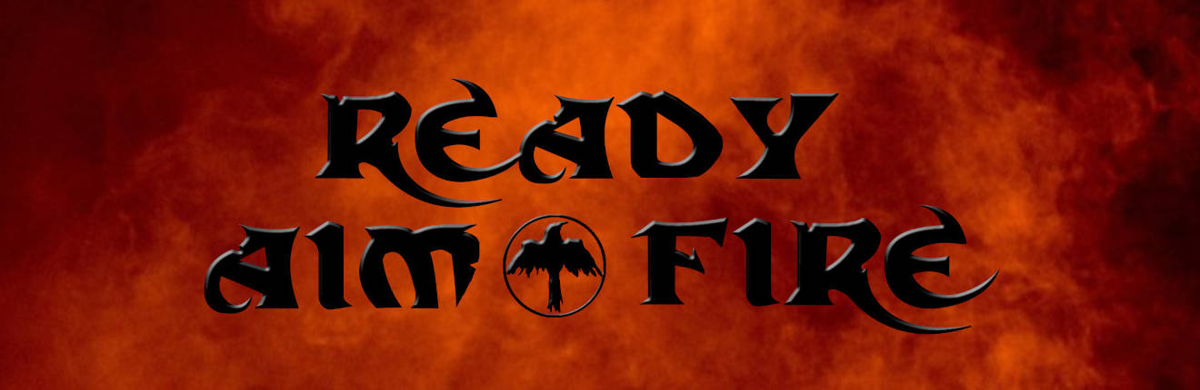 Ready aim fire logo